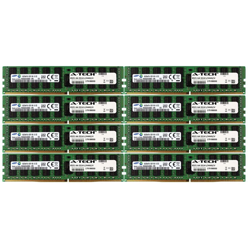 DDR4 2133MHz Samsung 128GB Kit 8x 16GB HP Apollo 4500 4200 726719-B21 Memory RAM - Image 1 of 1