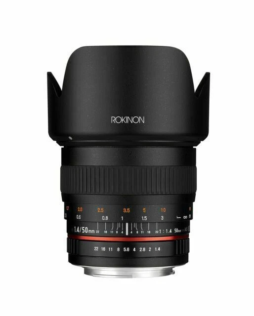 ROKINON 50mm f/1.4 Prime Lens - Black