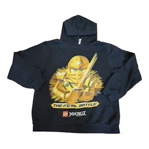 Lego Ninjagq The Final Battle Boys Black Sweatshirt Size Medium 2012 - Picture 1 of 15