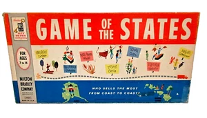 Vintage Milton Bradley 1960 GAME OF THE STATES Board Game - Picture 1 of 2