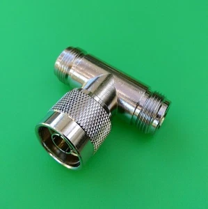 (1 PIEZA) Conector Tipo T - 1 macho a 2 hembras - Vendedor de EE. UU. - Imagen 1 de 3