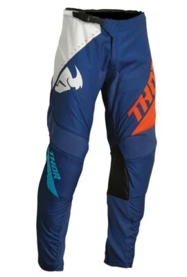 Pantalones Thor Sector Edge (2901-10278) Edge azul marino/rojo naranja. Talla 38. Nuevo con etiquetas. Foto 1 de 4