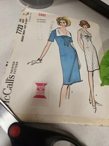 Patrón de costura vintage Mccalls 7723 años 60 - Imagen 1 de 2