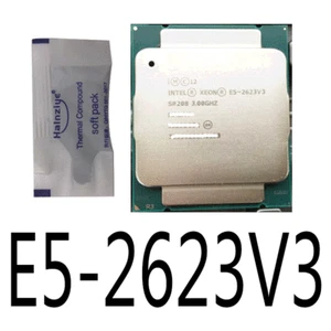 Intel Xeon E5-2623 V3 Quad Core 3GHz 8.00GT/s 10MB SR208 LGA2011-3 CPU Processor - Picture 1 of 1