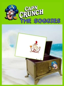1986 Original CAP'N CRUNCH " Soggies-SNYDER " Animation Cel Warner Bros Studios - Picture 1 of 2