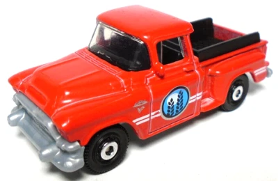 2009 MATCHBOX '57 GMC STEPSIDE RED 1:66 DIECAST 2 7/8" PICKUP TRUCK WHITE & BLUE - Image 1 of 4