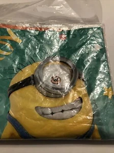 DESPICABLE ME Minions PLASTIC TABLE COVER ~ Birthday Party Supplies 54"×84" Teal - Picture 1 of 5