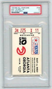 1978 NBA ALL STAR GAME TICKET STUB RANDY SMITH MVP PSA RARE VINTAGE OLD CLASSIC - Picture 1 of 2