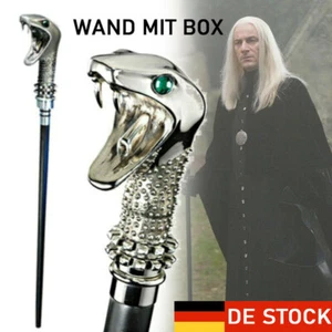 Harry Potter Lucius Malfoy Zauberstab Snake Magischer Gehstock Stick Prop Boxed - Bild 1 von 7