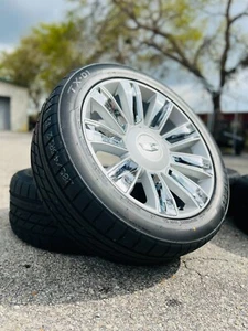 22 Cadillac Escalade Wheels Rims Tires 2018 2019 2020 2021 Factory Style Replica - Picture 1 of 16