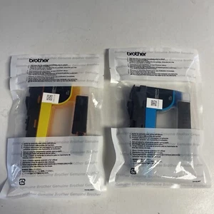 Genuine Brother LC404C, LC494C Tank Ink Cartridges Cyan, Yellow Lot Of 2 - Picture 1 of 2