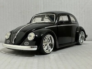 JADA BTK 1959 VW VOLKSWAGEN BEETLE GLOSSY BLACK 1:24 DIECAST MODEL NEW NO BOX - Picture 1 of 13