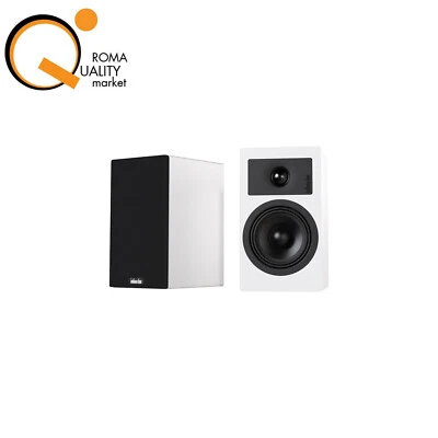 INDIANA LINE TESI 2 Diffusori Scaffale Coppia Altoparlanti 2 vie casse bianco - Immagine 1 di 2