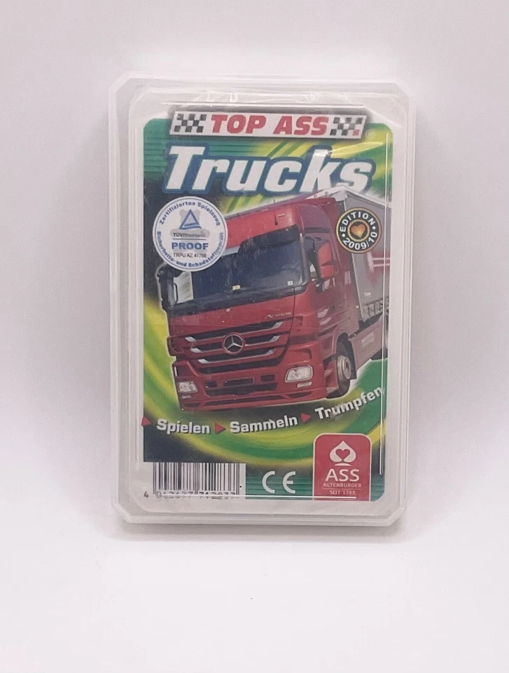 Top Ass Quartett Trumpfspiel Trucks 32 Karten - 22571283