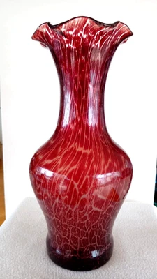Große Glas Vase - MURANO ANTIK - dekoratives Designerobjekt - Höhe 29 cm - 1 kg - Bild 1 von 4