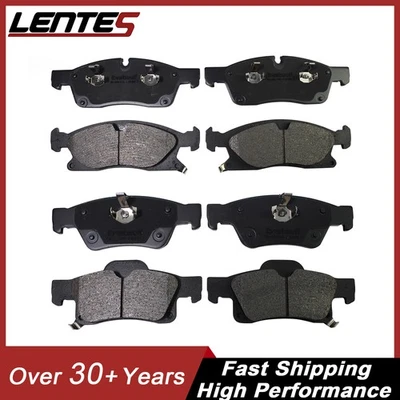 Front Rear Ceramic Brake Pads for 2011 - 2018 Dodge Durango Jeep Grand Cherokee Foto 1 de 4