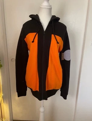 Толстовка с капюшоном Naruto Shippuden Naruto костюм для взрослых на молнии - Изображение 1 из 4