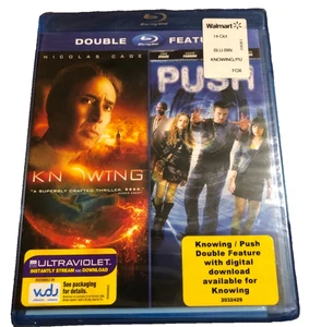 Knowing/Push Blu Ray DVD Double Feature, PG-13, Widescreen, 2 Disc Set - Picture 1 of 1