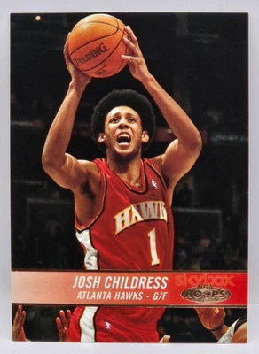 Tarjeta de novato 04-05 Hoops Josh Childress (Atlanta Hawks) #588/1750 #176 Foto 1 de 2