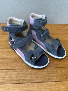Memo Agnes Girls' Toddler Orthopedic Corrective High-Top Sandal EU 31 (US 13.5) - Picture 1 of 16