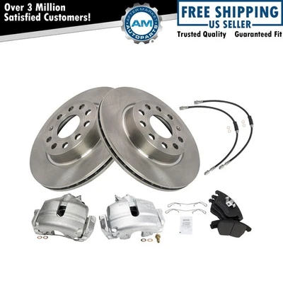 Brake Pad & Rotor Kit Semi-Metallic Fits 2012-2017 Volkswagen Jetta - Image 1 of 4