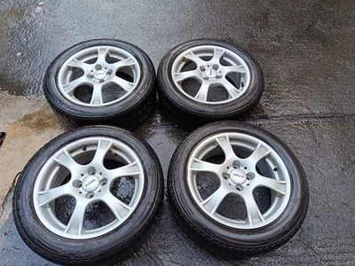 Verkaufe 4 lochfelgen vom Mini Cooper 3 Bj 2001 Winterreifen von Uniroyal 195/55 - Bild 1 von 4