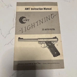 AMT Owners Manual Lightning (Lightening) .22LR Auto Pistol - Picture 1 of 2