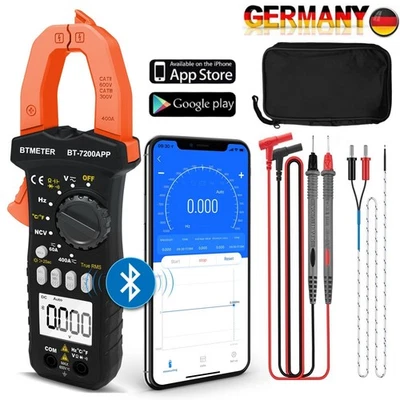TRMS Digital Zangenmultimeter AC DC Volt Stromzange Amperemeter Zangenmessgerät - Bild 1 von 4