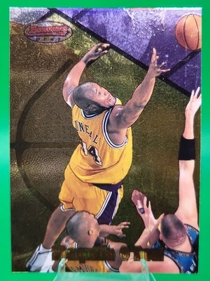 Shaquille Shaq O’Neal 1997-98 Bowman’s Best #28  Los Angeles Lakers - Image 1 of 4