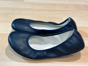 Groundies Bella Ballerina Flats Barefoot Shoes Size 7.5 Women’s Dressy Blue - Picture 1 of 6