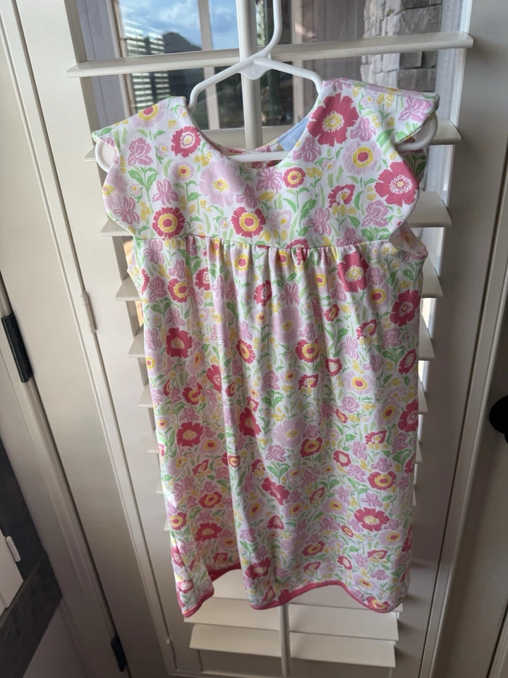 Vestido sin mangas con volantes estampado floral talla 8 Bella Bliss para niñas Foto 1 de 4