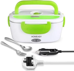 Homeasy Electric Lunch Box, 80W 2 in 1 Food Heater Warmer 1.5L Removable - Picture 1 of 7