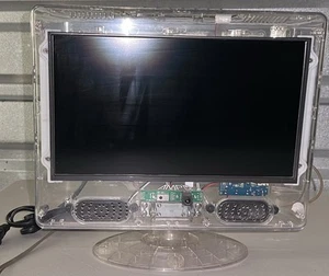 AMPD 13” LED FHD Clear Prison TV SLTV-1320AP-3TH HDMI Retro Gaming Monitor - Picture 1 of 14