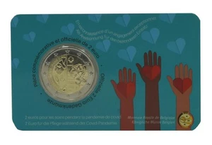 Bélgica 2 euros 2022 Bimetálico UNC Salud durante el COVID-19 coronavirus pa... - Imagen 1 de 2