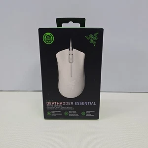 Razer DeathAdder Essential Gaming Mouse, 6400 DPI, 5 Programmable Buttons White - Picture 1 of 3
