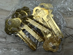 STAR Schlosserzubehör 6IL2 Messing Schlüsselrohlinge 6er Set Made in USA NOS - Bild 1 von 6