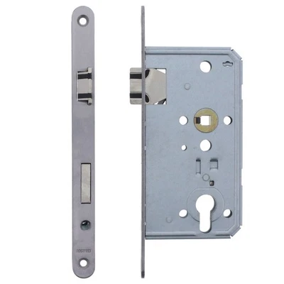 TONÍTEC GMBH ToniTec Einsteckschloss DIN rechts PZ mit Flüsterfalle 55/72/8 Stulp 20x235 mm