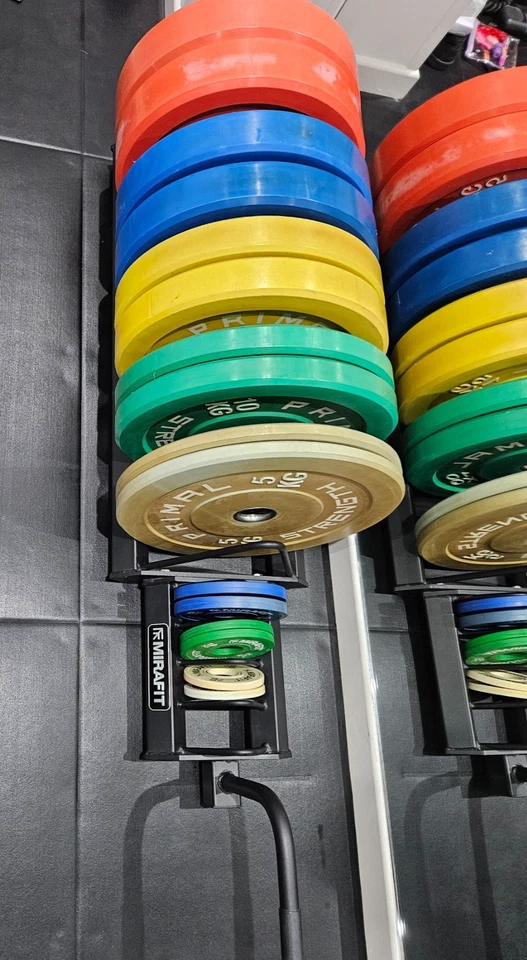 Commercial Fitness Elite Colour Bumpers Weight Plates & Rack Set - Image 1 of 4