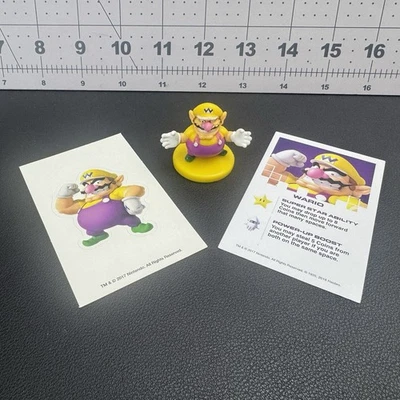 Boneco Hasbro Monopoly Mario Gamer Wario Power Pack com cartão e adesivo Nintendo - Imagem 1 de 4