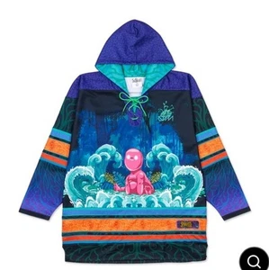 GANJA WHITE NIGHT SPROUTED TOUR HOCKEY JERSEY EDM - Picture 1 of 7