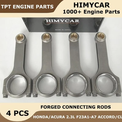 Forged H Beam Rods Fit Honda Accord F23 F23A1 F23A4 F23A5 F23A7 Accord LX 2.3L - Image 1 of 4