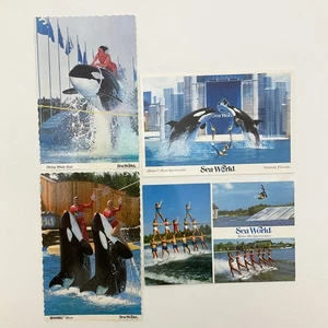 Postal Sea World 1983 lote de 4 postales sin publicar San Diego y Orlando - Imagen 1 de 11