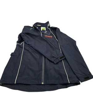 Cazoo Open Ladies Navy Waterproof Golf Jacket Small Teflon Fabric Protection - Picture 1 of 4