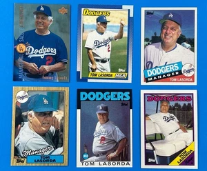 ⚾ Tommy Lasorda 6 Karten Lot - HOF Manager - Topps - L.A. Dodgers - MLB Legend - Bild 1 von 2