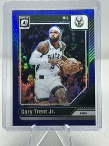 2024-25 Optic Gary Trent Jr. #166 Blue Hyper Prizm /175 Bucks - Picture 1 of 3