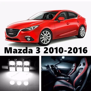 8pcs LED Xenon White Light Interior Package Kit for Mazda 3 - Picture 1 of 11