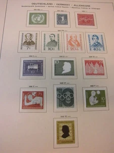 Sammlung Bund Berlin ungebraucht ca. 1955-1964, auf einfachen Vordrucken (1389) - Picture 1 of 1