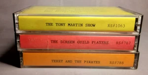 40s Radio Broadcast Lot ~ CASABLANCA / TERRY & THE PIRATES / TONY MARTIN SHOW - Picture 1 of 4