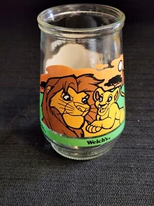 WELCH’S Lion King 2 Simba’s Pride Jelly Jar Glass Vintage Cup #1 Kiara - Picture 1 of 6