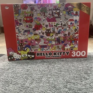 Hello Kitty And Friends Jigsaw Puzzle 300 Pieces 18" X 24" RoseArt Brand New - Picture 1 of 5
